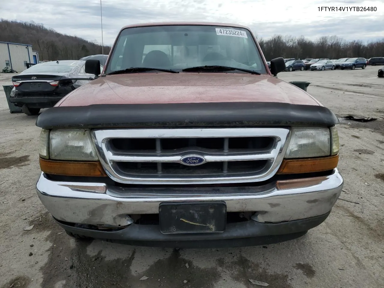 2000 Ford Ranger Super Cab VIN: 1FTYR14V1YTB26480 Lot: 68786214