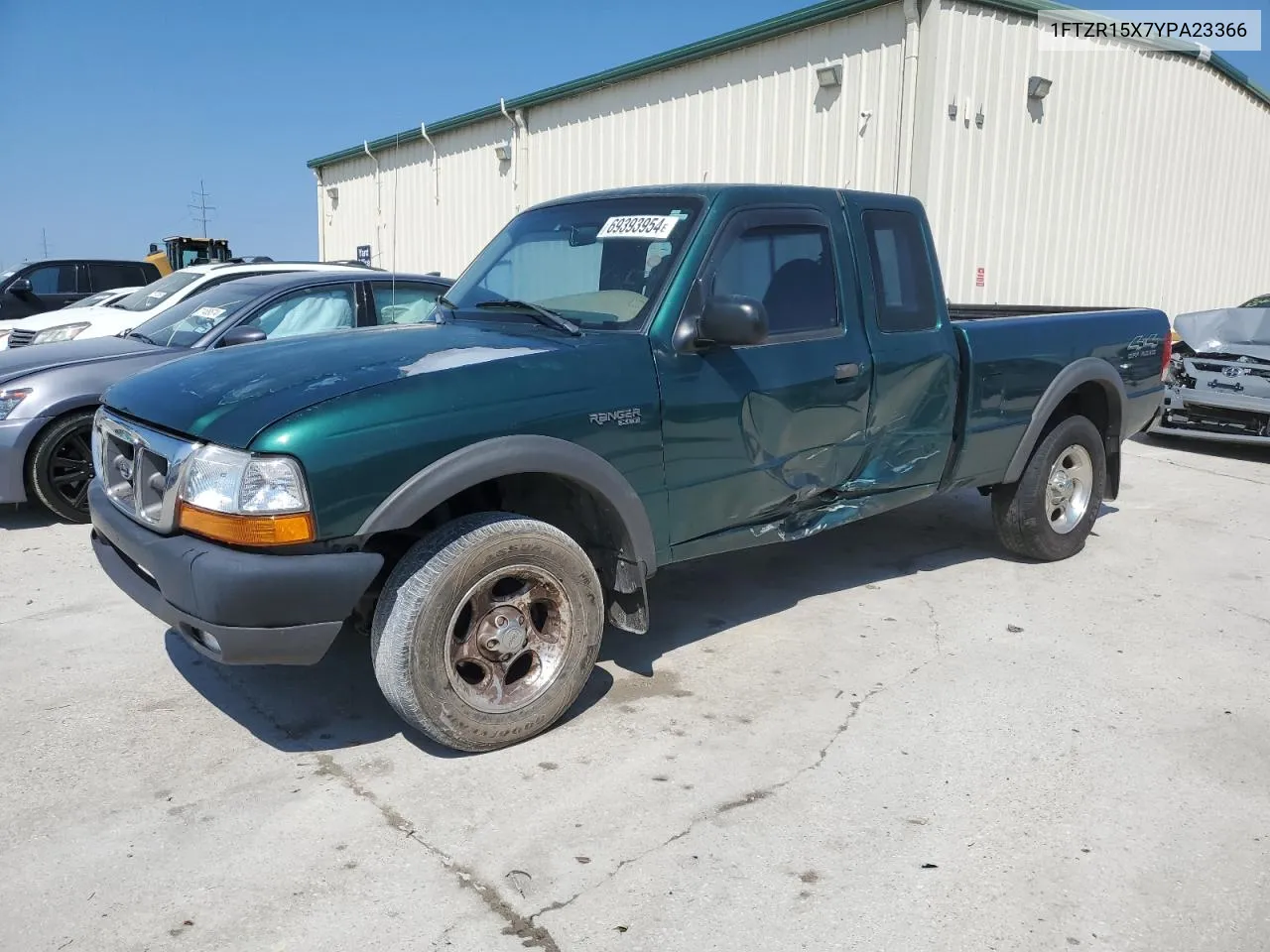 1FTZR15X7YPA23366 2000 Ford Ranger Super Cab