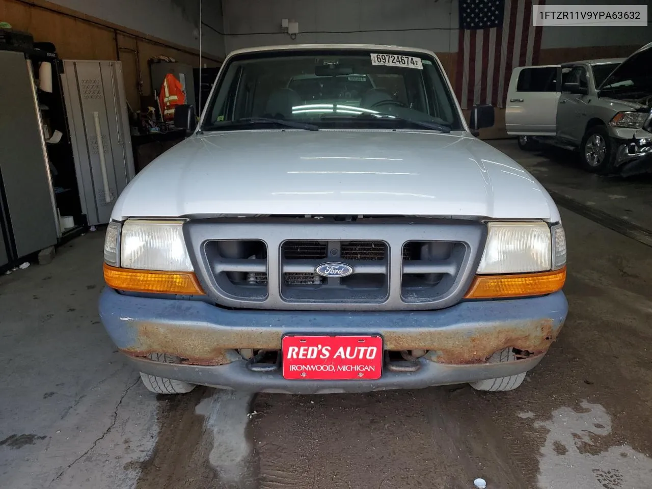 2000 Ford Ranger VIN: 1FTZR11V9YPA63632 Lot: 69724674