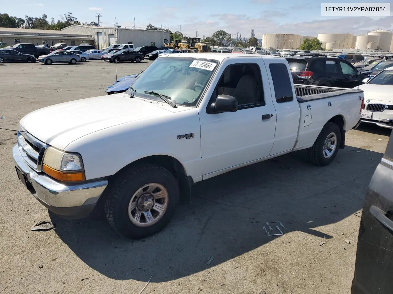 2000 Ford Ranger Super Cab VIN: 1FTYR14V2YPA07054 Lot: 72090454