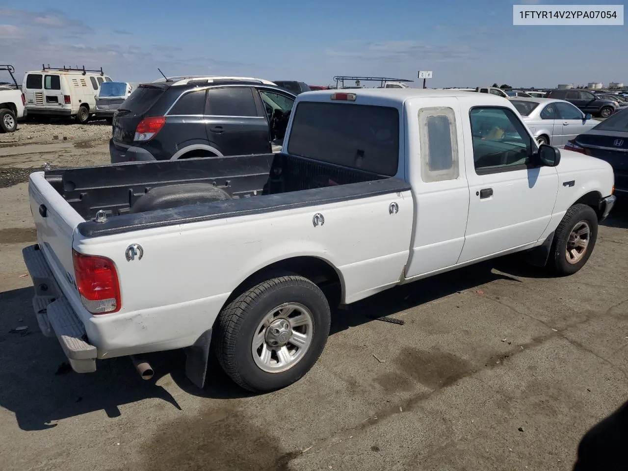 2000 Ford Ranger Super Cab VIN: 1FTYR14V2YPA07054 Lot: 72090454