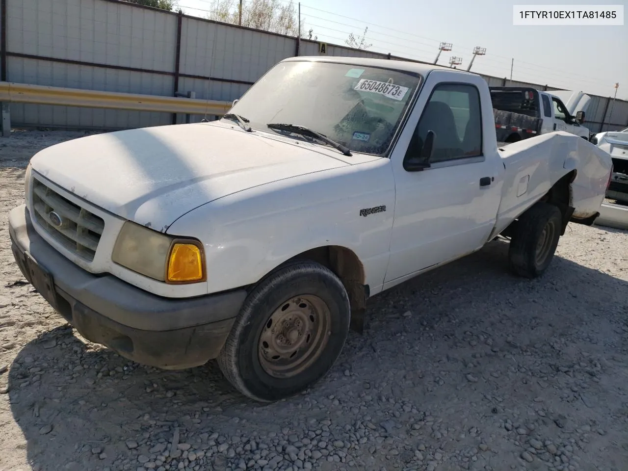 2001 Ford Ranger VIN: 1FTYR10EX1TA81485 Lot: 65048673