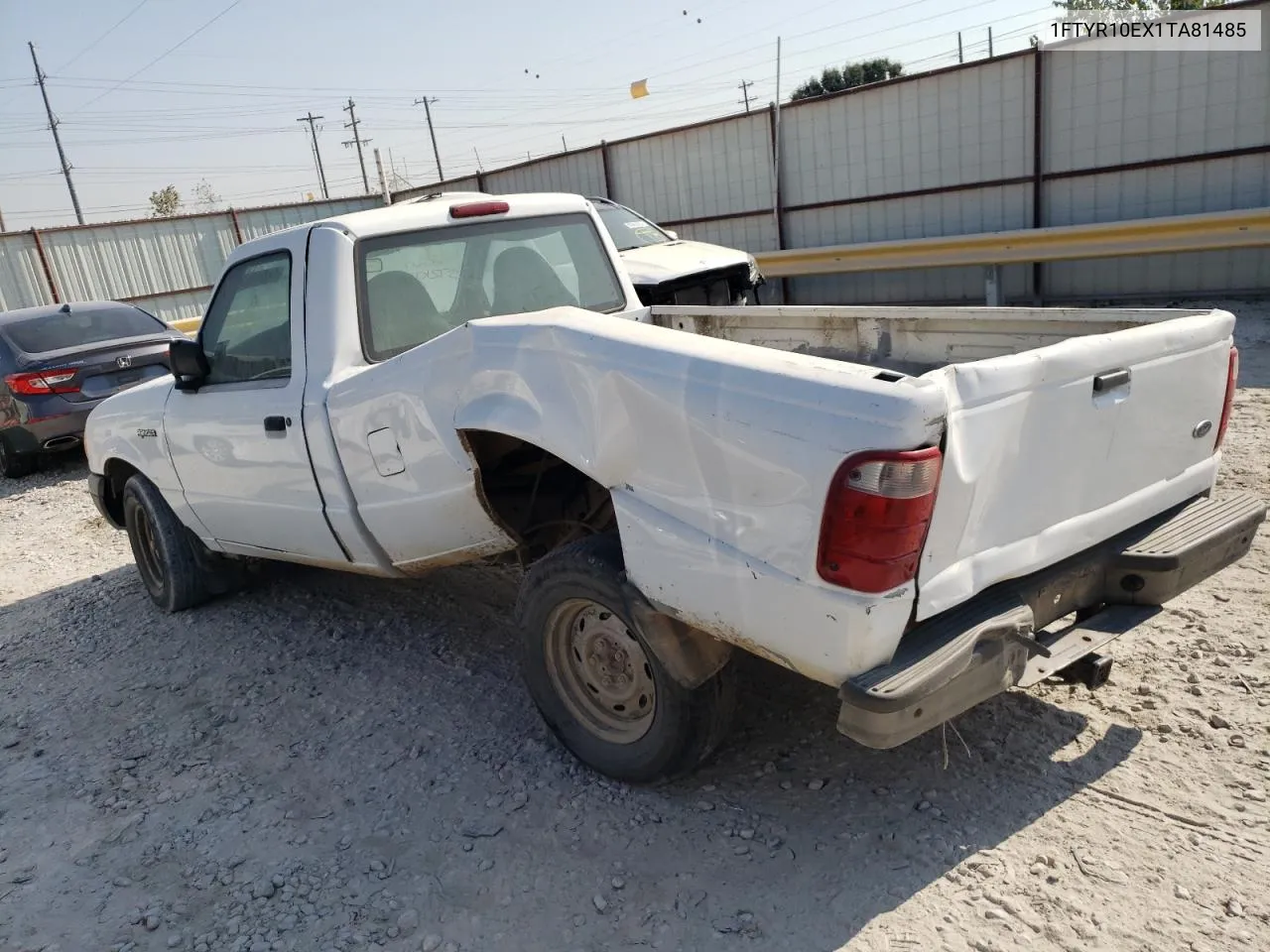 2001 Ford Ranger VIN: 1FTYR10EX1TA81485 Lot: 65048673