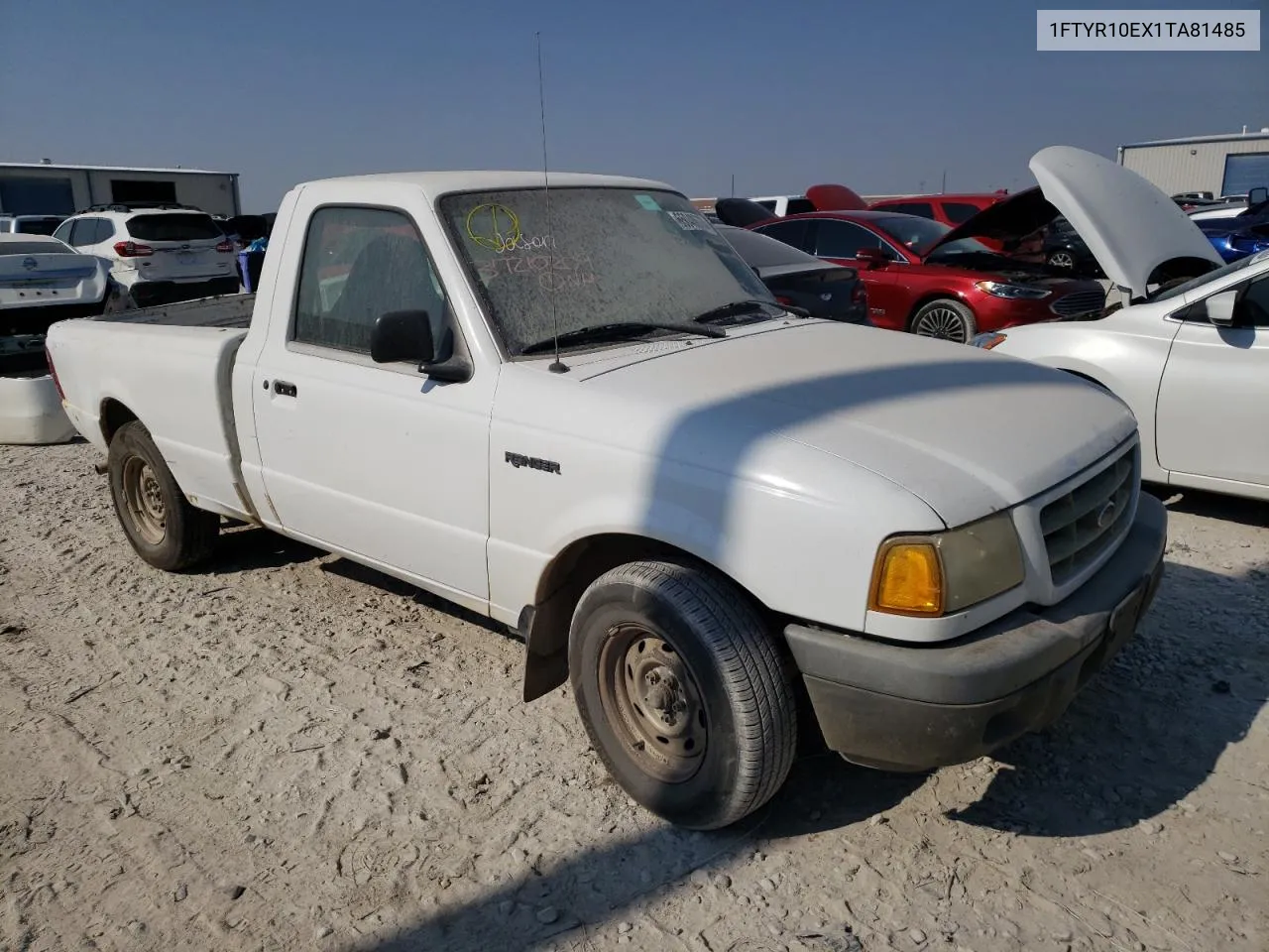 2001 Ford Ranger VIN: 1FTYR10EX1TA81485 Lot: 65048673