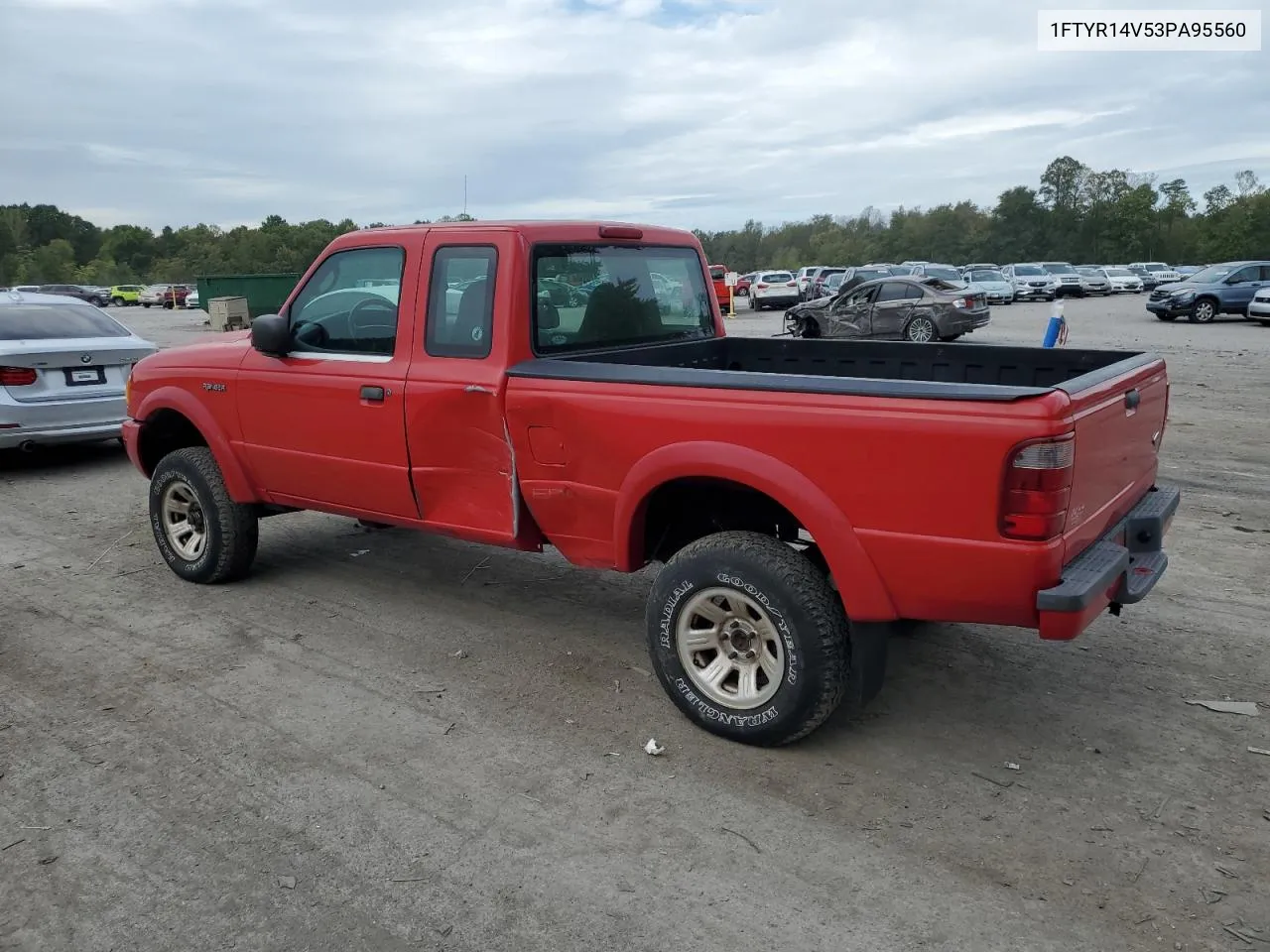 2003 Ford Ranger Super Cab VIN: 1FTYR14V53PA95560 Lot: 70069324