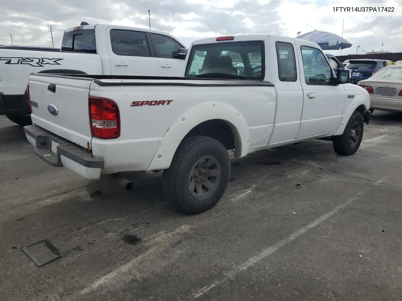 1FTYR14U37PA17422 2007 Ford Ranger Super Cab