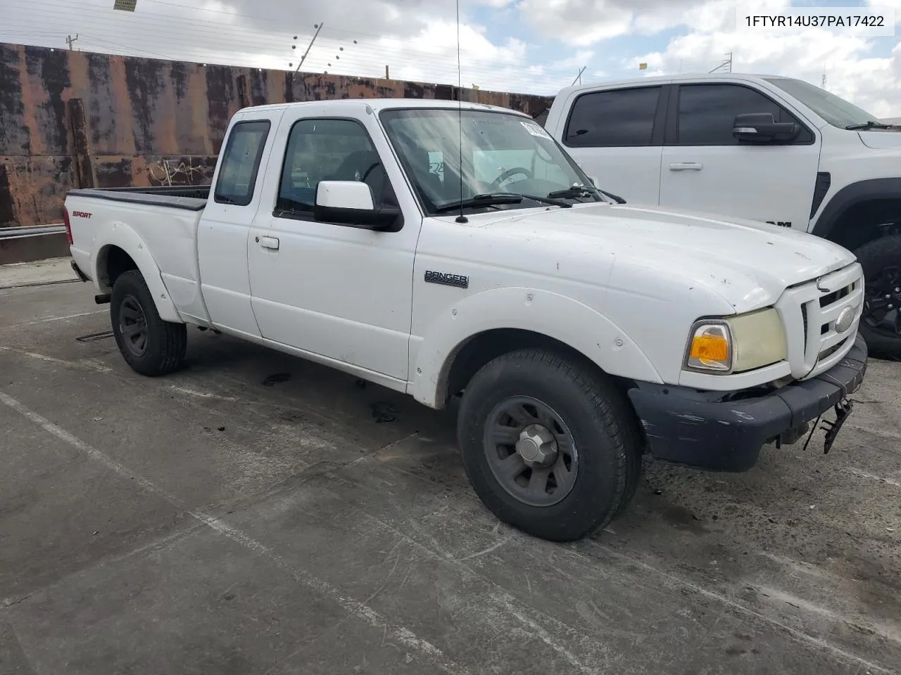 1FTYR14U37PA17422 2007 Ford Ranger Super Cab