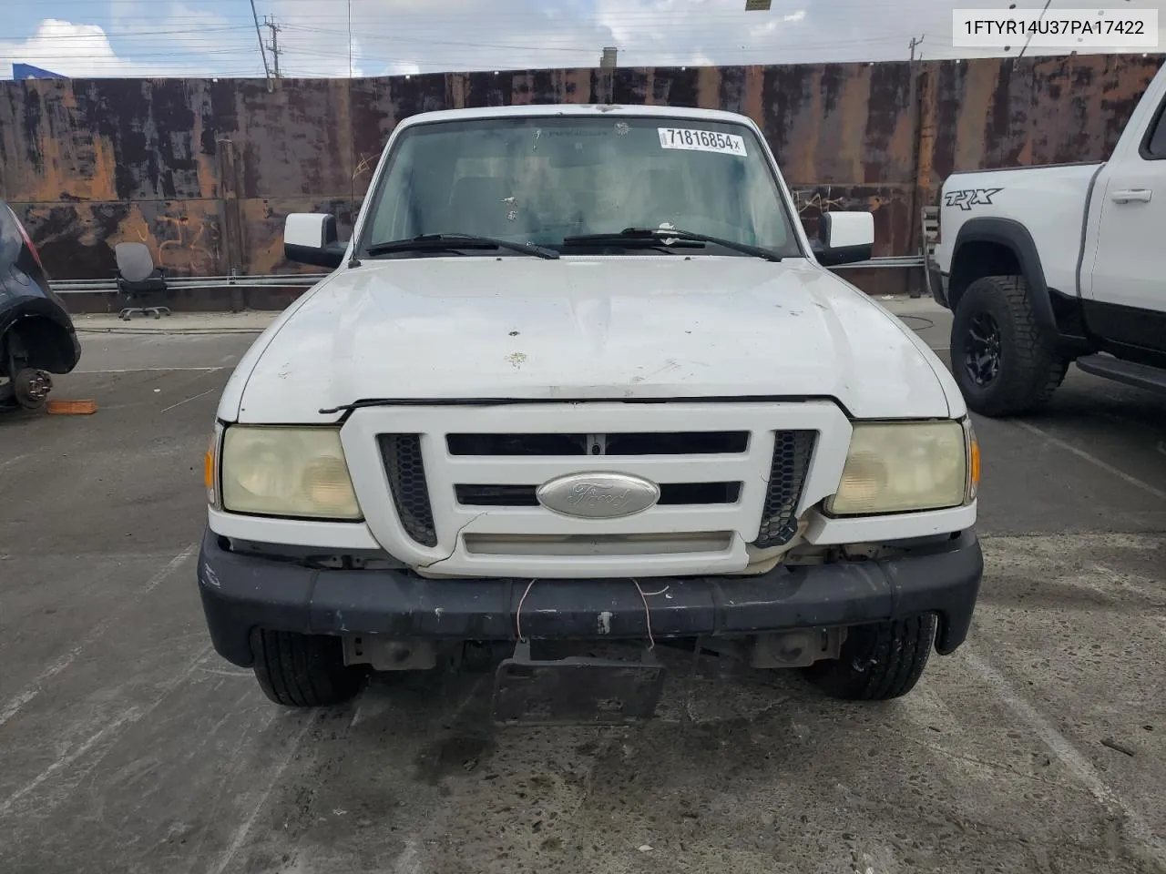 1FTYR14U37PA17422 2007 Ford Ranger Super Cab