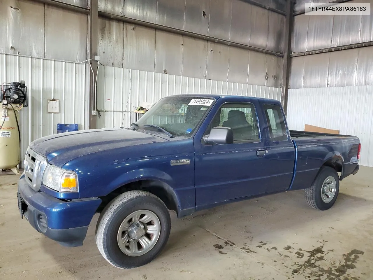 2008 Ford Ranger Super Cab VIN: 1FTYR44EX8PA86183 Lot: 71495024