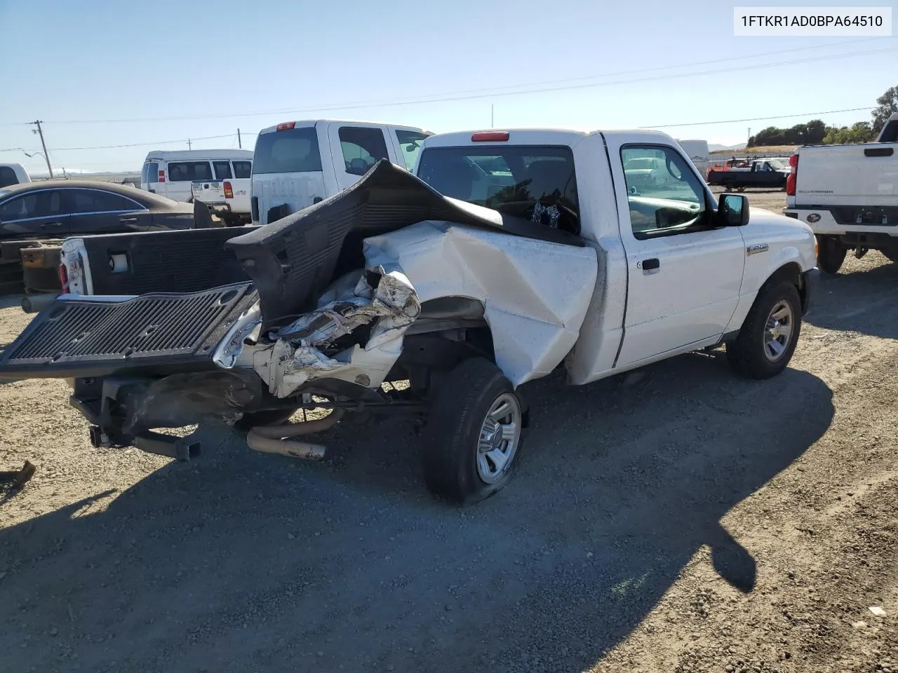 2011 Ford Ranger VIN: 1FTKR1AD0BPA64510 Lot: 71232124