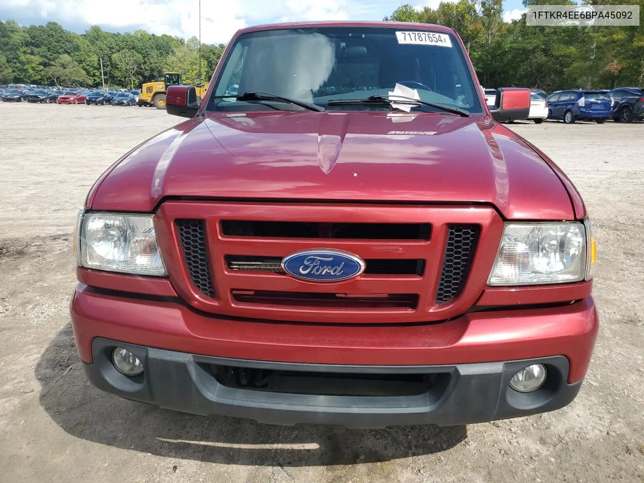 2011 Ford Ranger Super Cab VIN: 1FTKR4EE6BPA45092 Lot: 71787654