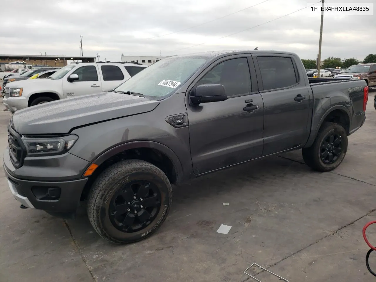 2020 Ford Ranger Xl VIN: 1FTER4FHXLLA48835 Lot: 70627944