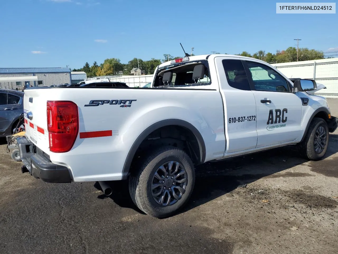 2022 Ford Ranger Xl VIN: 1FTER1FH6NLD24512 Lot: 71110614