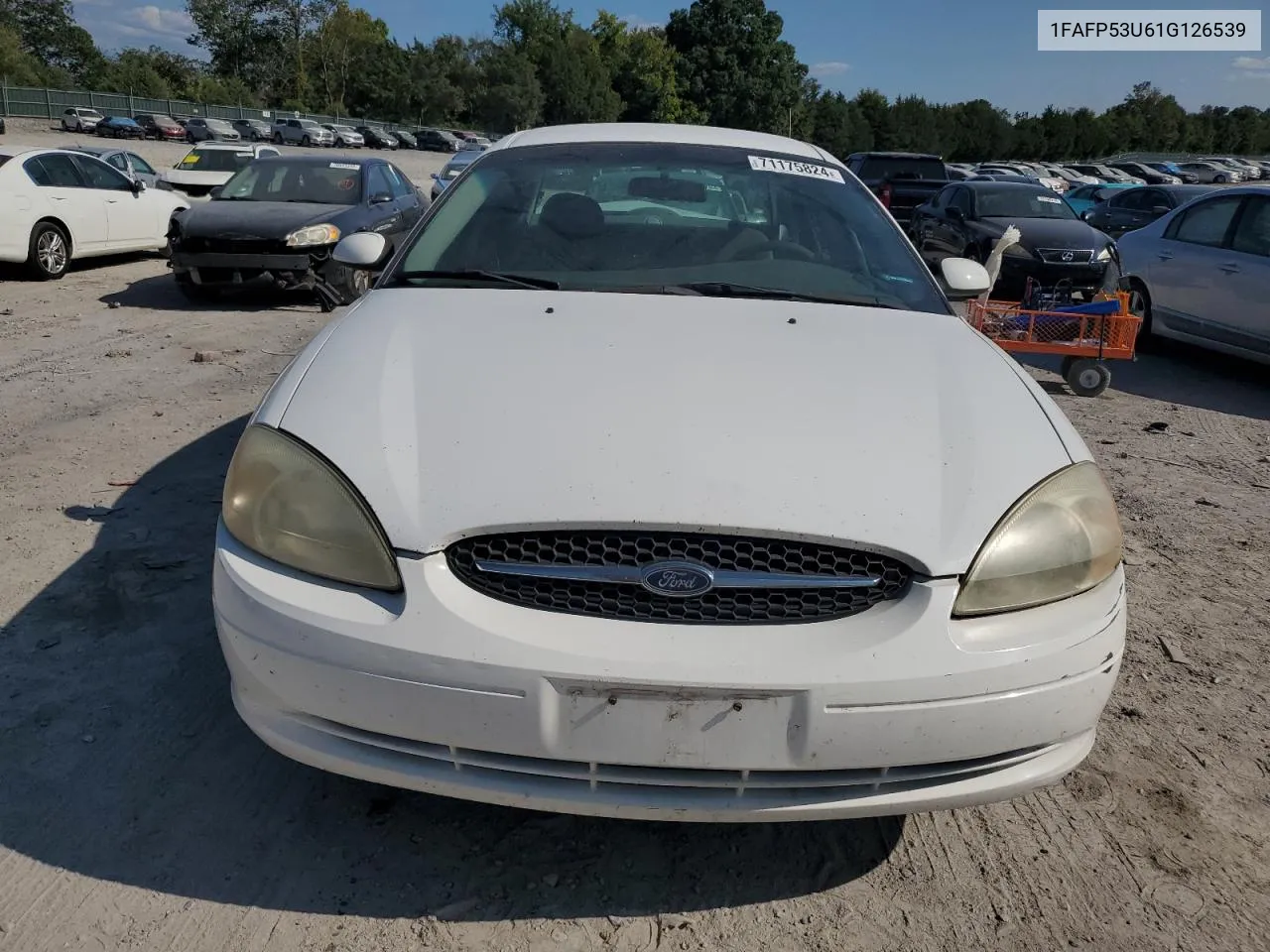 2001 Ford Taurus Se VIN: 1FAFP53U61G126539 Lot: 71175824