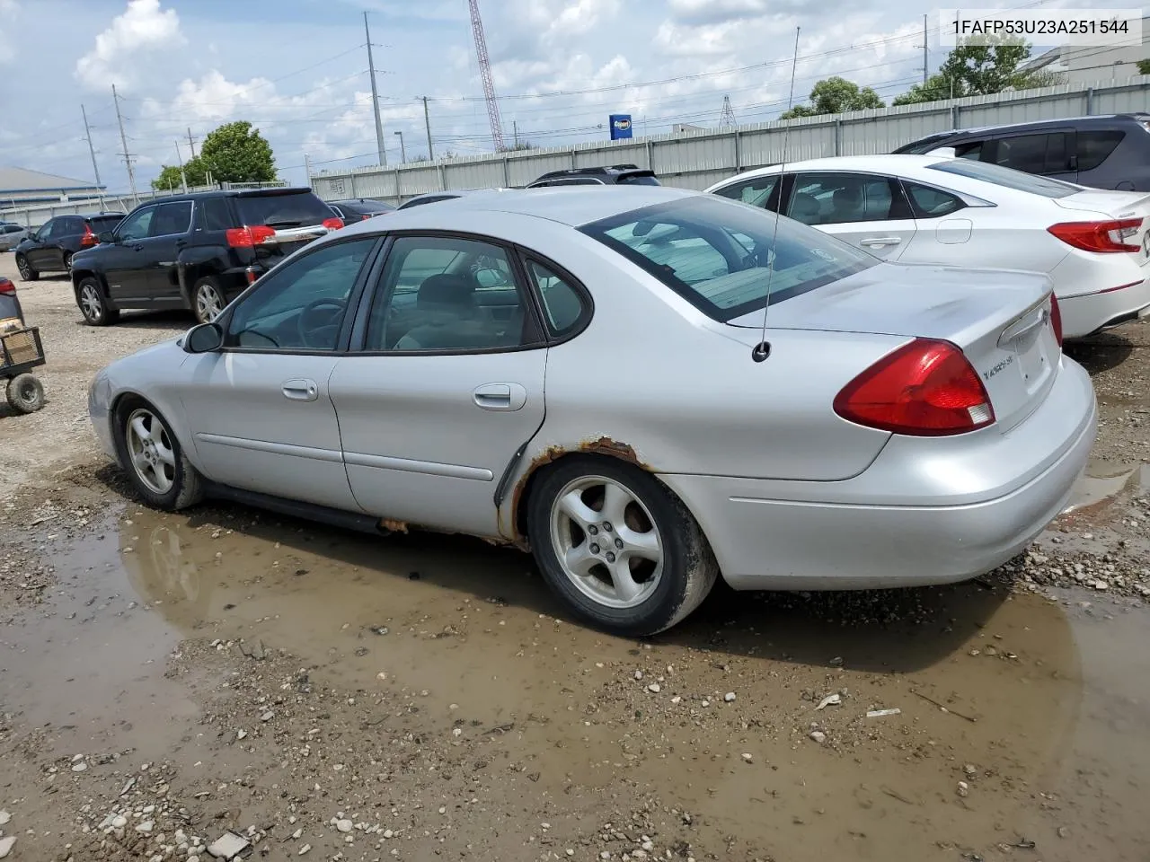 2003 Ford Taurus Se VIN: 1FAFP53U23A251544 Lot: 65295494