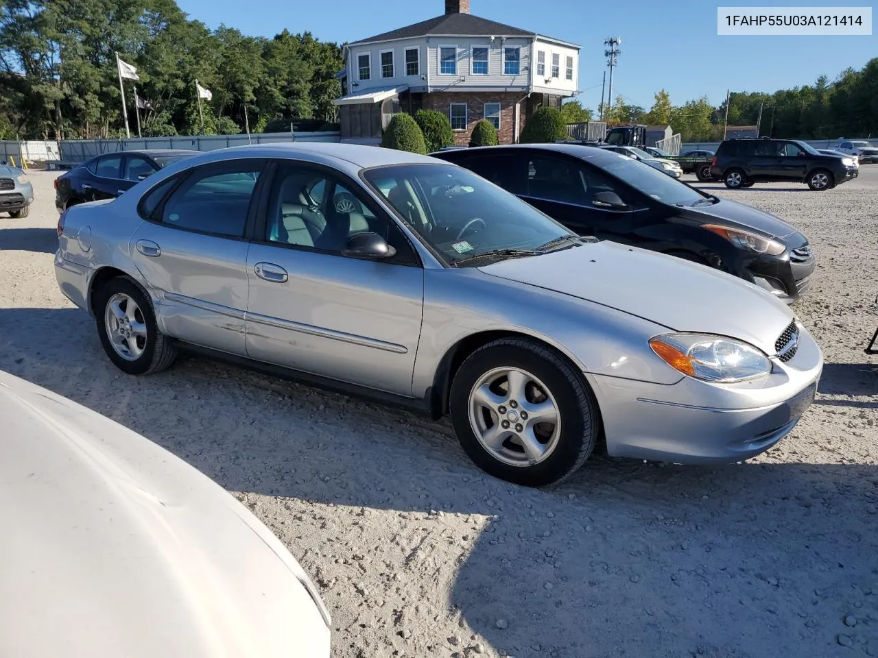 2003 Ford Taurus Ses VIN: 1FAHP55U03A121414 Lot: 70186264