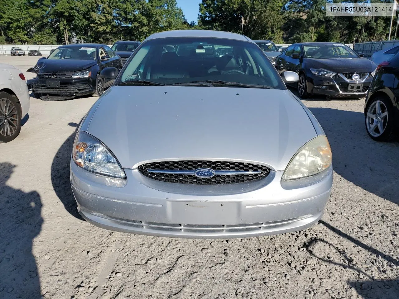 2003 Ford Taurus Ses VIN: 1FAHP55U03A121414 Lot: 70186264