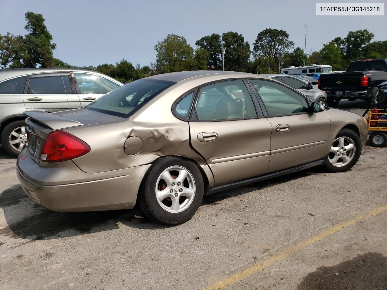 2003 Ford Taurus Ses VIN: 1FAFP55U43G145218 Lot: 70193994