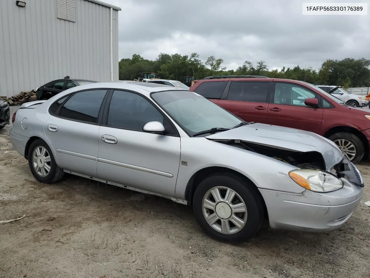 2003 Ford Taurus Sel VIN: 1FAFP56S33G176389 Lot: 70430654