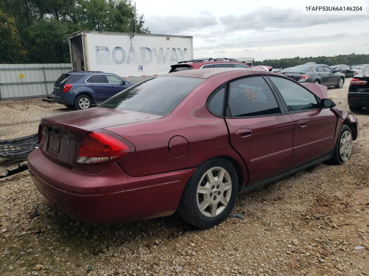 2006 Ford Taurus Se VIN: 1FAFP53U66A146204 Lot: 70109923