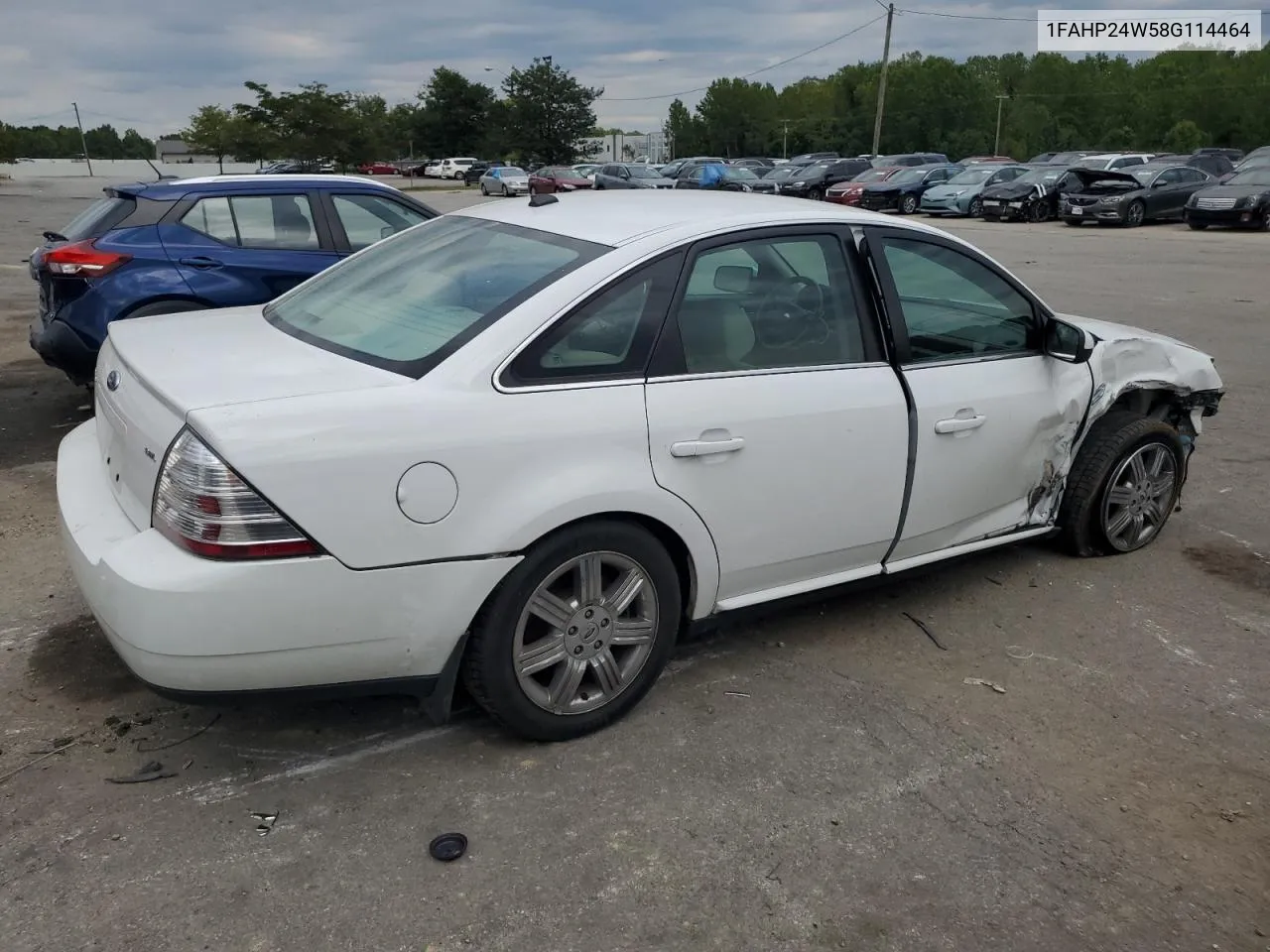 1FAHP24W58G114464 2008 Ford Taurus Sel