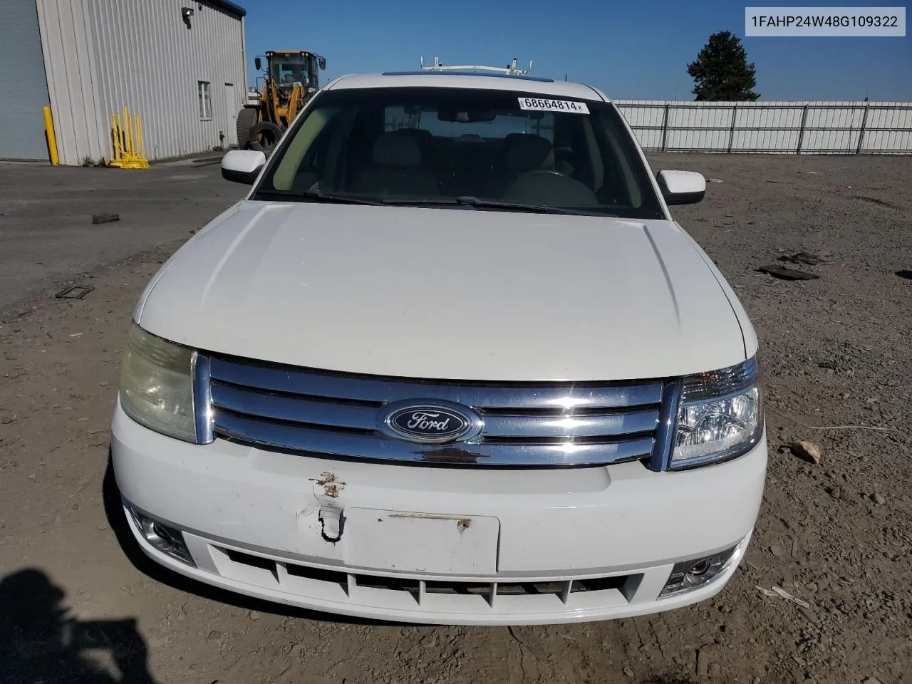 2008 Ford Taurus Sel VIN: 1FAHP24W48G109322 Lot: 68664814