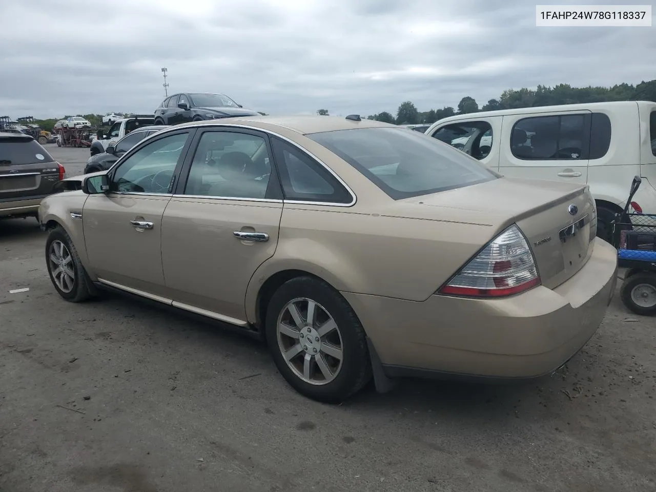 2008 Ford Taurus Sel VIN: 1FAHP24W78G118337 Lot: 69585254