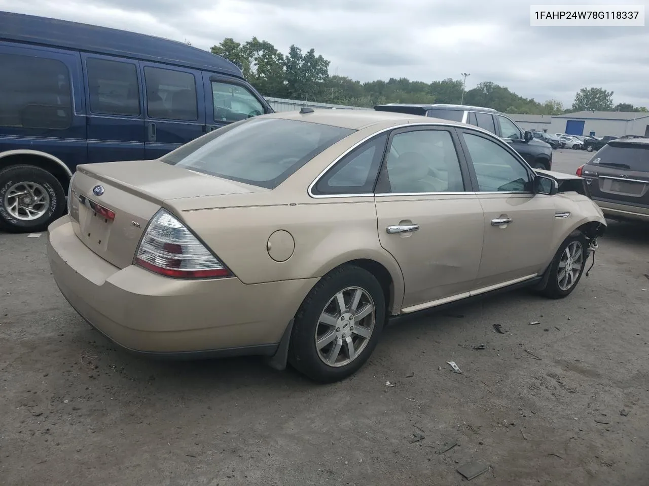 2008 Ford Taurus Sel VIN: 1FAHP24W78G118337 Lot: 69585254