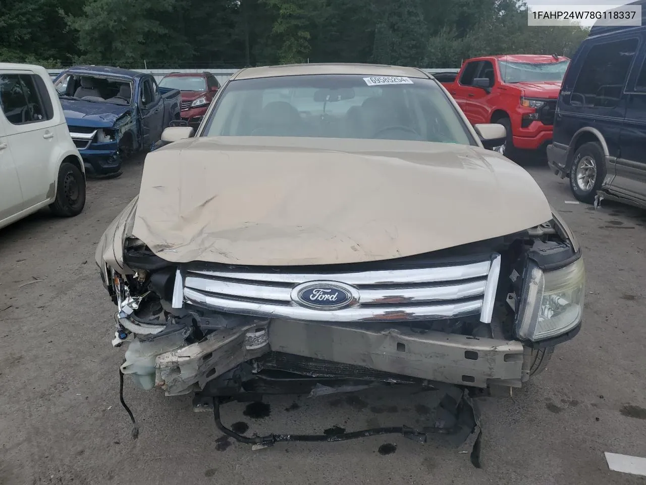 1FAHP24W78G118337 2008 Ford Taurus Sel