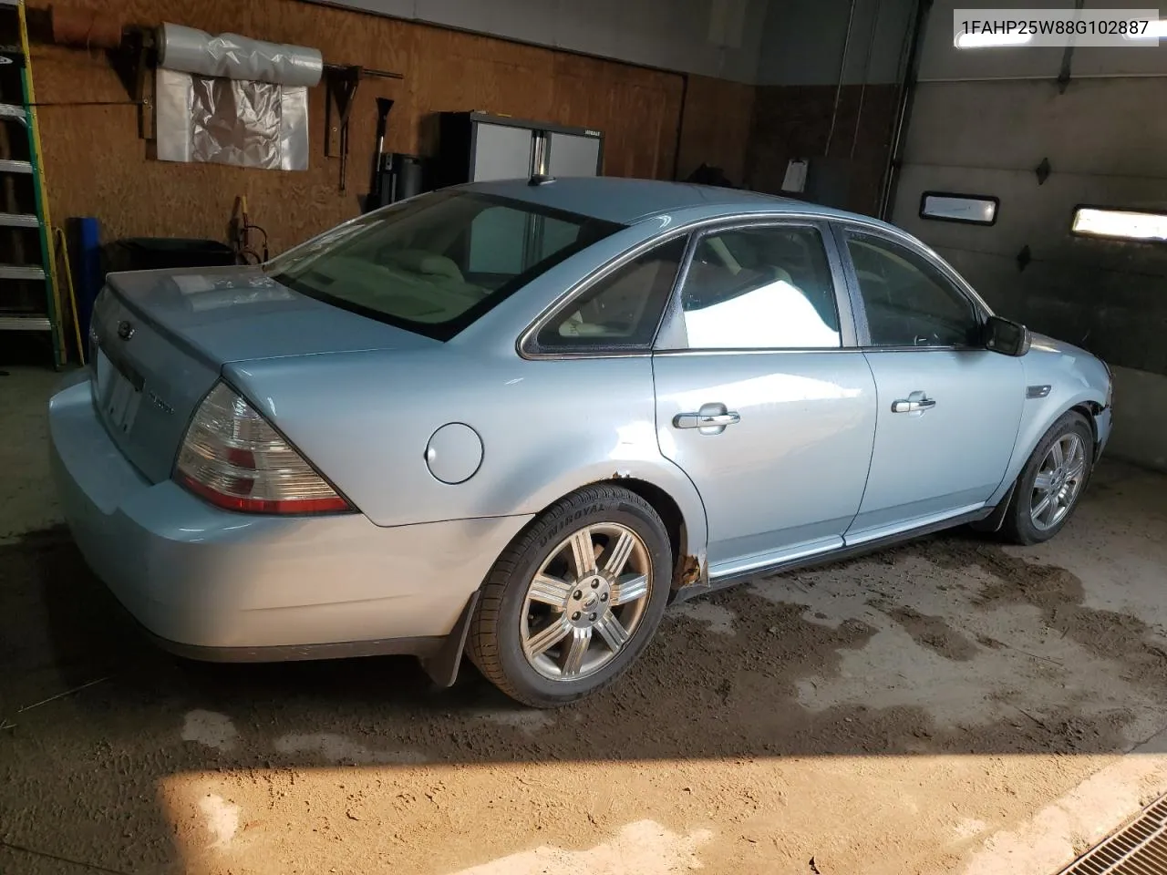 2008 Ford Taurus Limited VIN: 1FAHP25W88G102887 Lot: 70527964