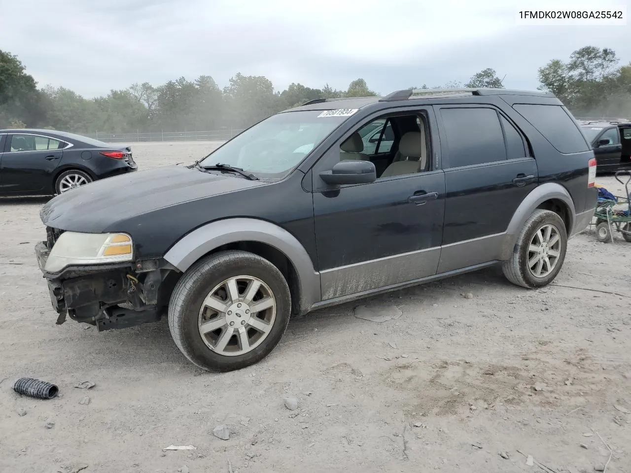 2008 Ford Taurus X Sel VIN: 1FMDK02W08GA25542 Lot: 70581934