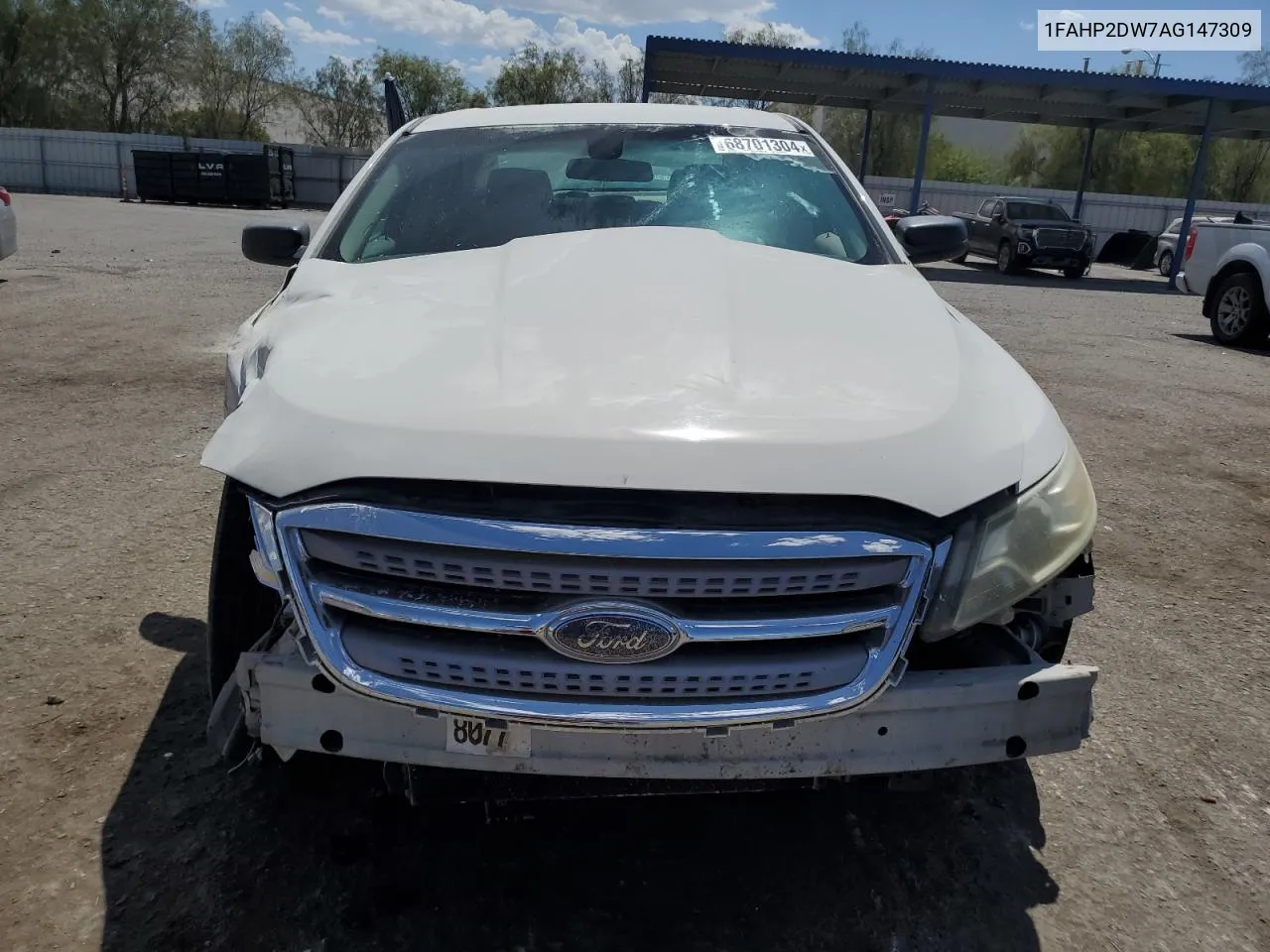 2010 Ford Taurus Se VIN: 1FAHP2DW7AG147309 Lot: 68701304