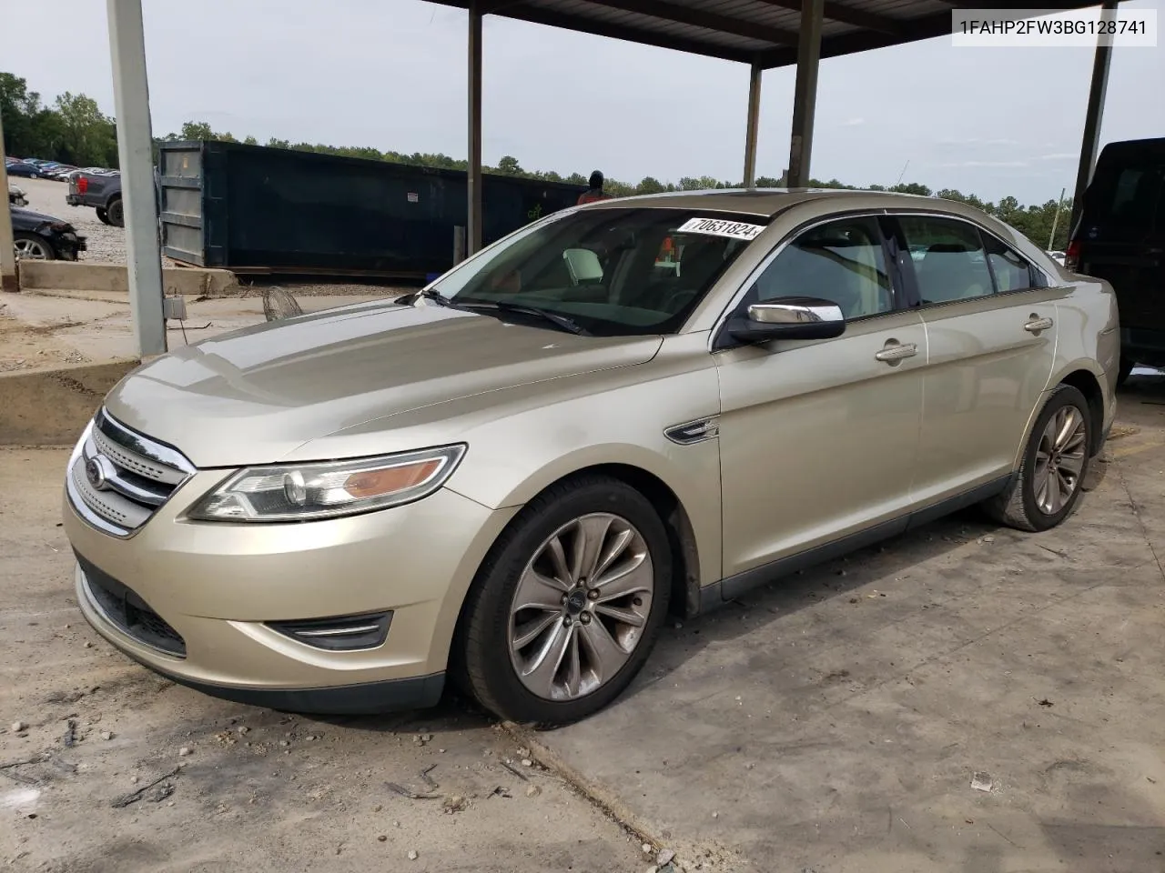 2011 Ford Taurus Limited VIN: 1FAHP2FW3BG128741 Lot: 70631824