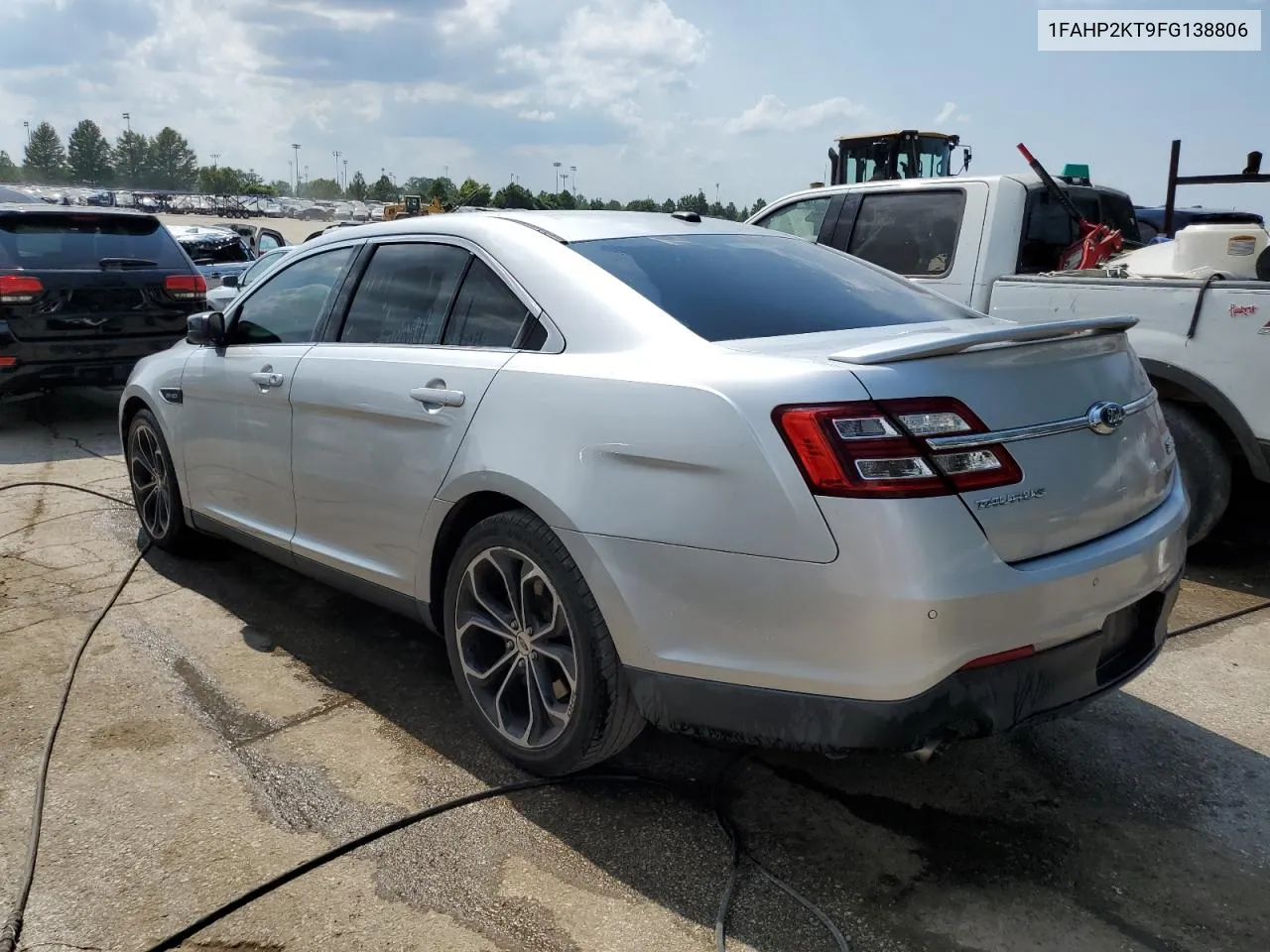 2015 Ford Taurus Sho VIN: 1FAHP2KT9FG138806 Lot: 62453834