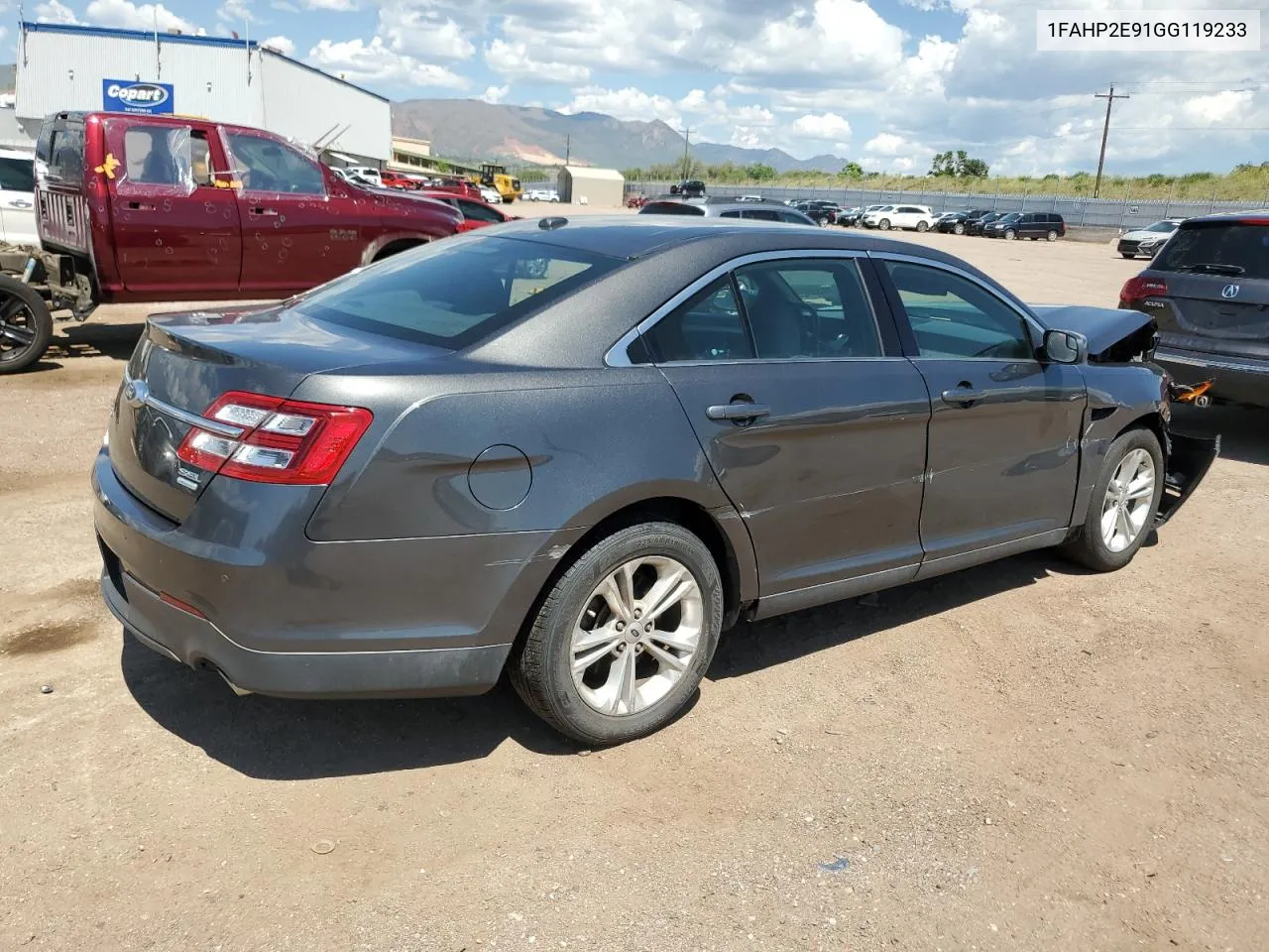 2016 Ford Taurus Sel VIN: 1FAHP2E91GG119233 Lot: 58781054