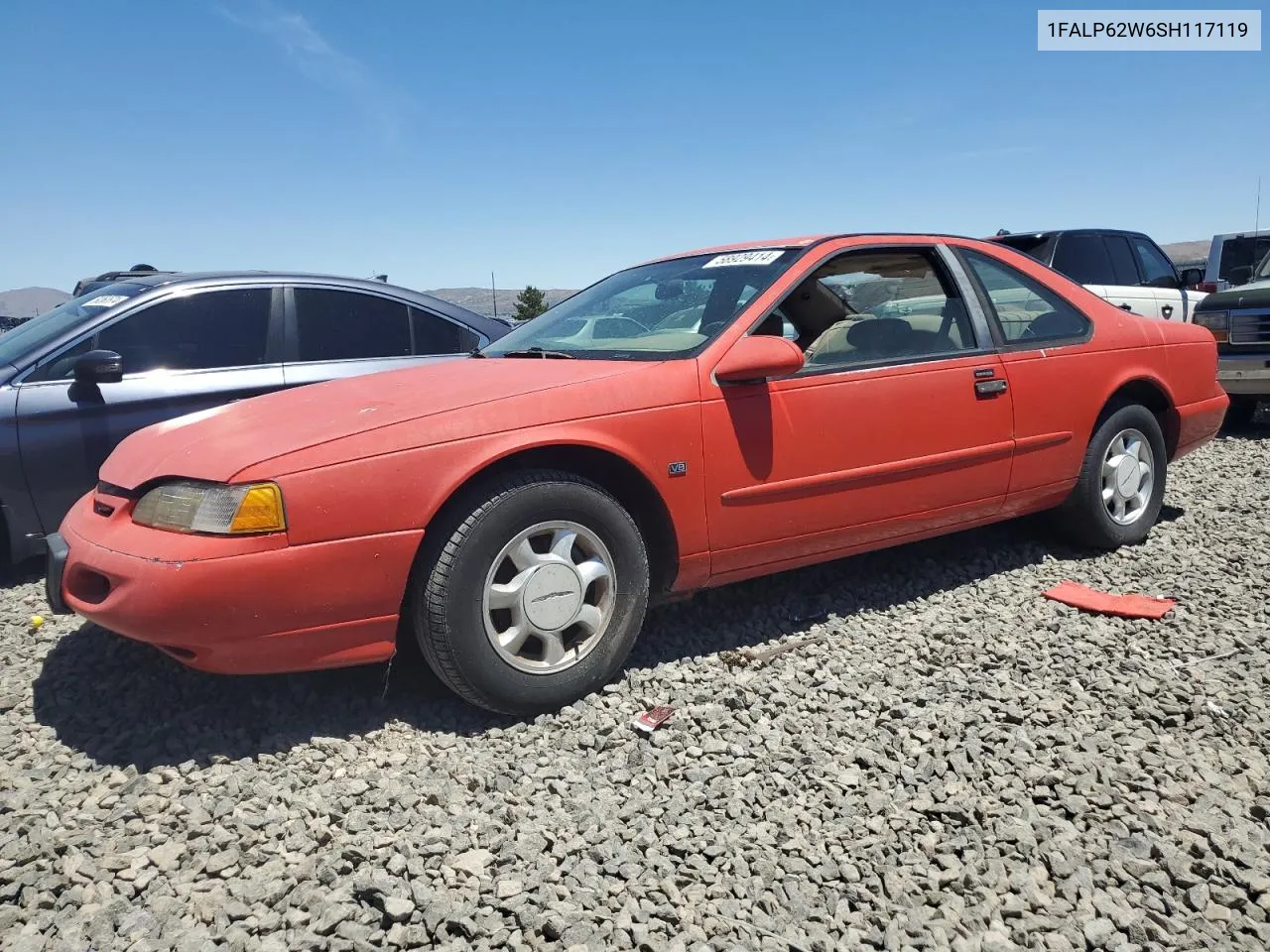 1993 Ford Thunderbird Lx VIN: 1FALP62W6SH117119 Lot: 58929414