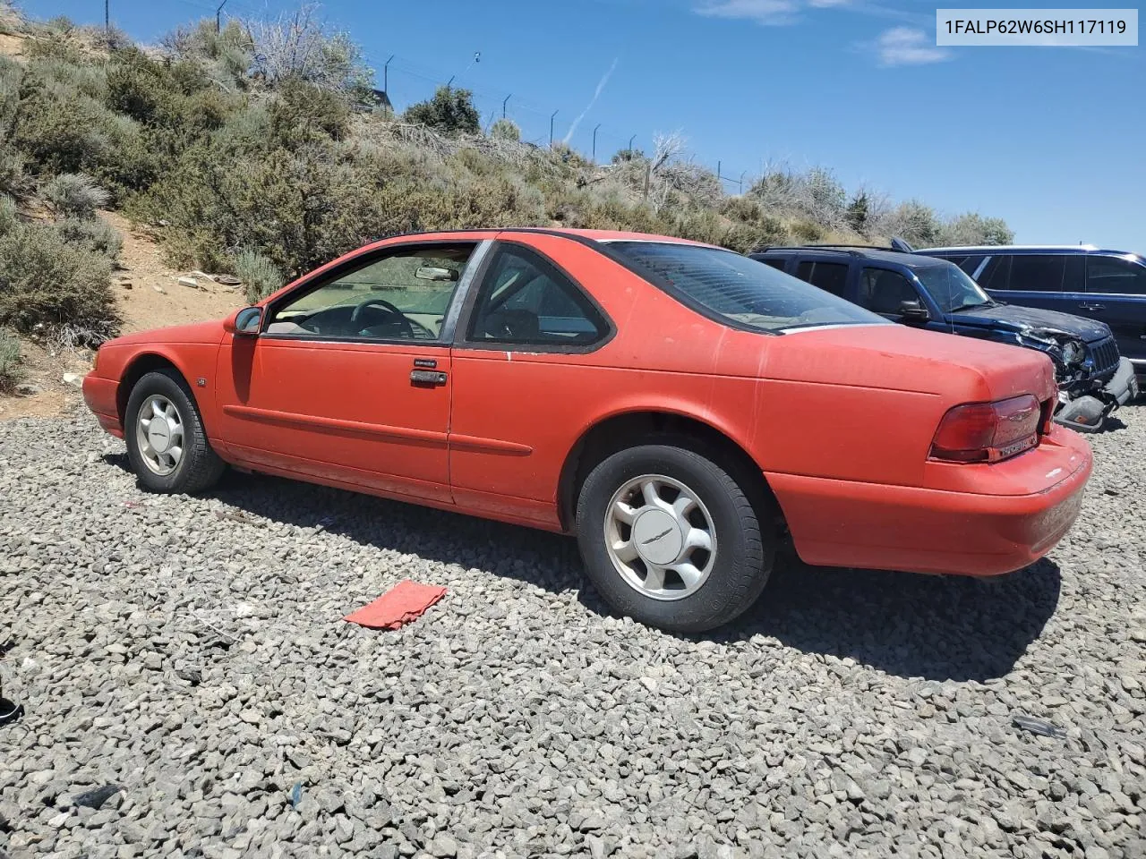 1993 Ford Thunderbird Lx VIN: 1FALP62W6SH117119 Lot: 58929414