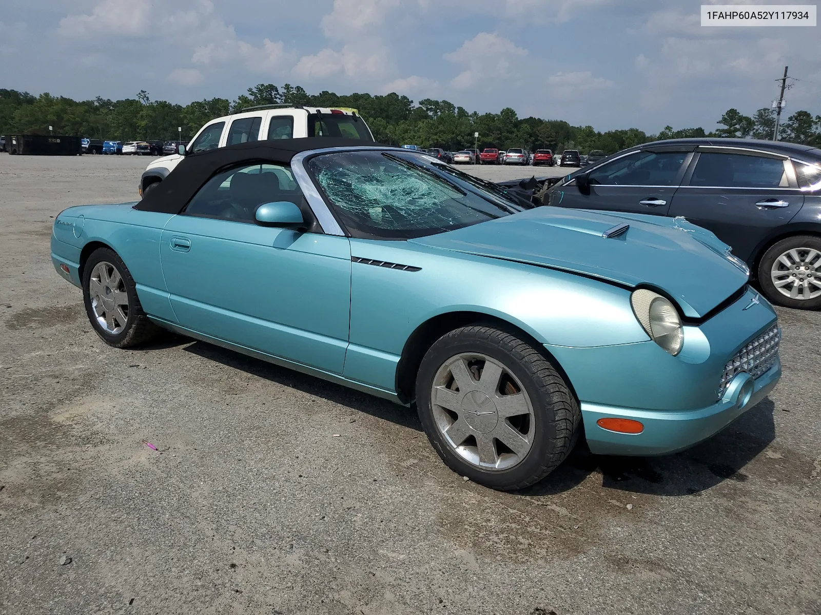 2002 Ford Thunderbird VIN: 1FAHP60A52Y117934 Lot: 66972784