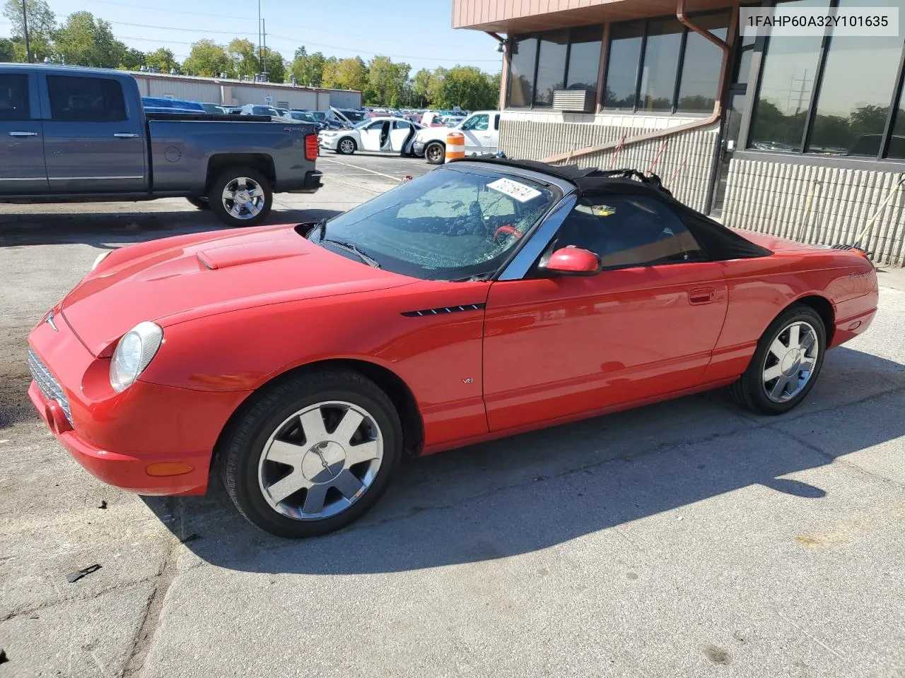 2002 Ford Thunderbird VIN: 1FAHP60A32Y101635 Lot: 70615674