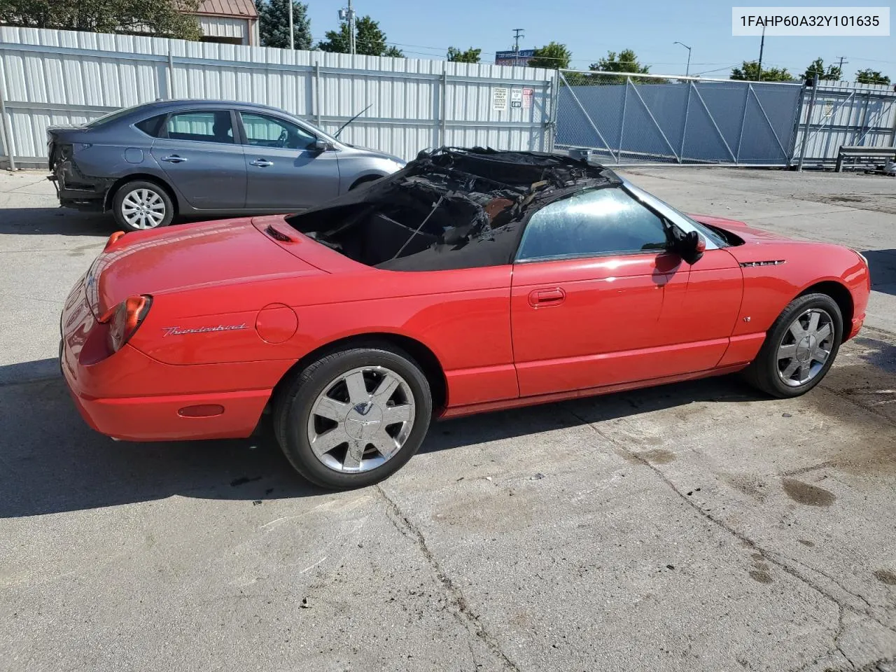 2002 Ford Thunderbird VIN: 1FAHP60A32Y101635 Lot: 70615674