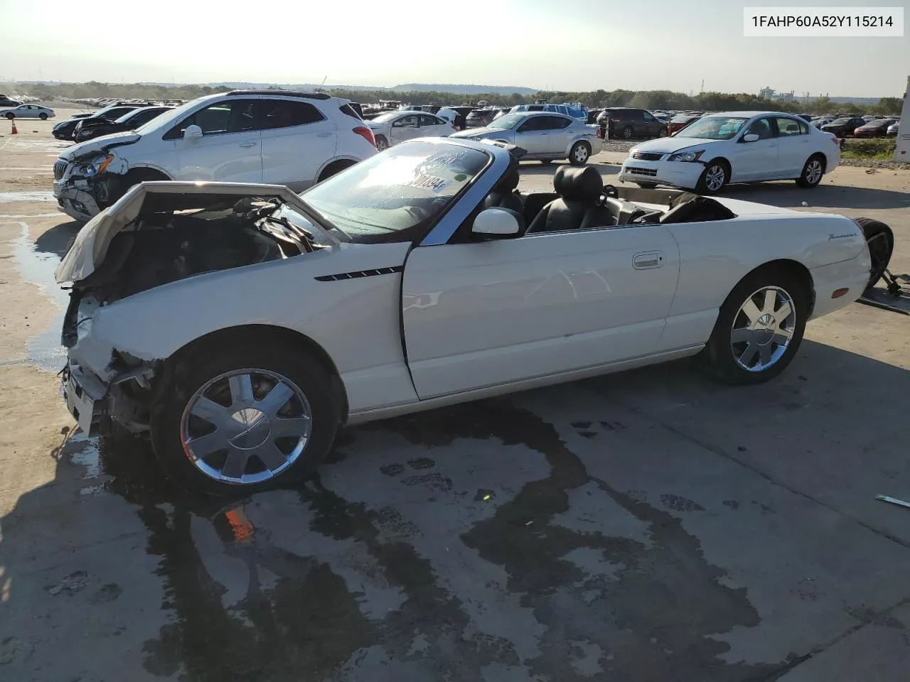 2002 Ford Thunderbird VIN: 1FAHP60A52Y115214 Lot: 70801894