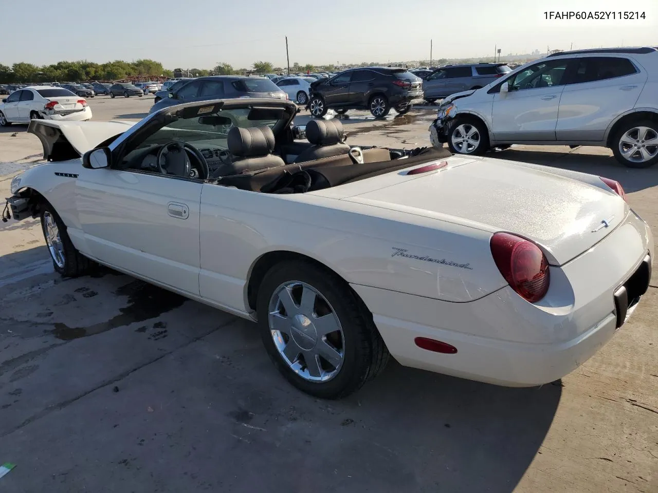 2002 Ford Thunderbird VIN: 1FAHP60A52Y115214 Lot: 70801894