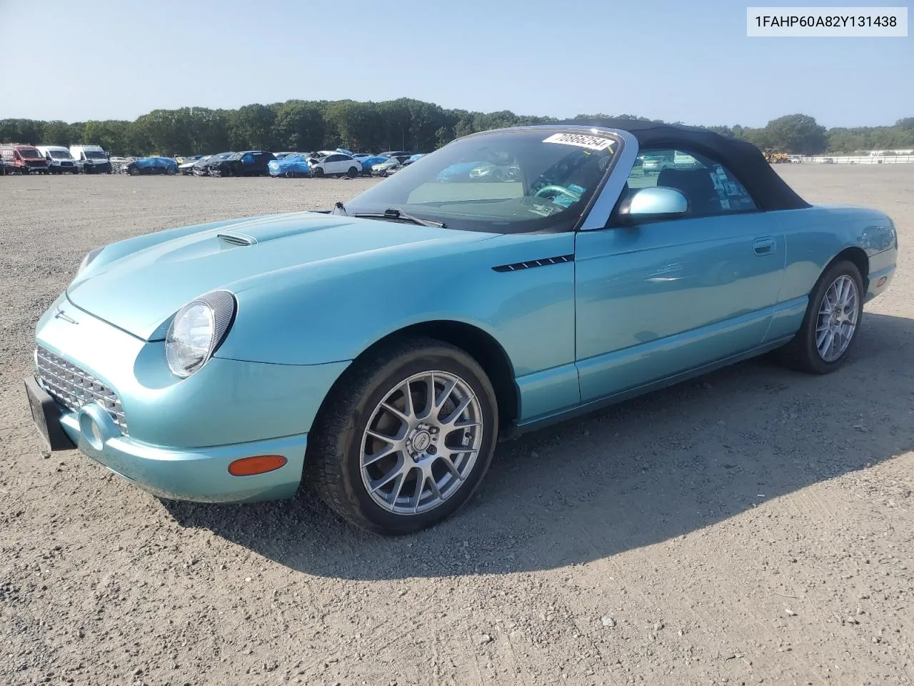 2002 Ford Thunderbird VIN: 1FAHP60A82Y131438 Lot: 70866254