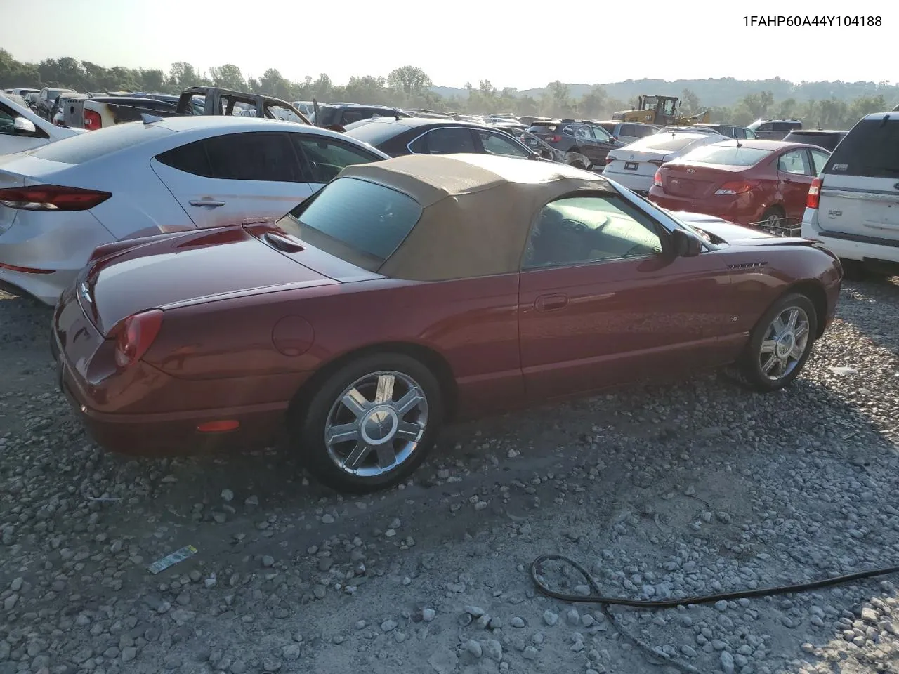 2004 Ford Thunderbird VIN: 1FAHP60A44Y104188 Lot: 68690604