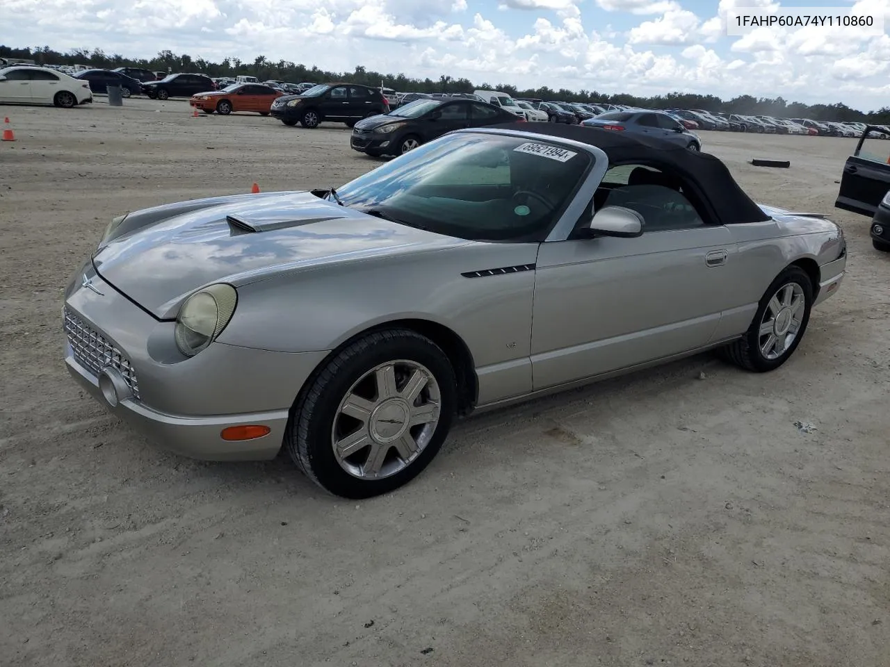 2004 Ford Thunderbird VIN: 1FAHP60A74Y110860 Lot: 69521994