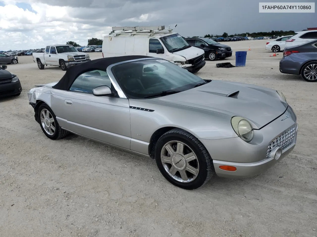 2004 Ford Thunderbird VIN: 1FAHP60A74Y110860 Lot: 69521994