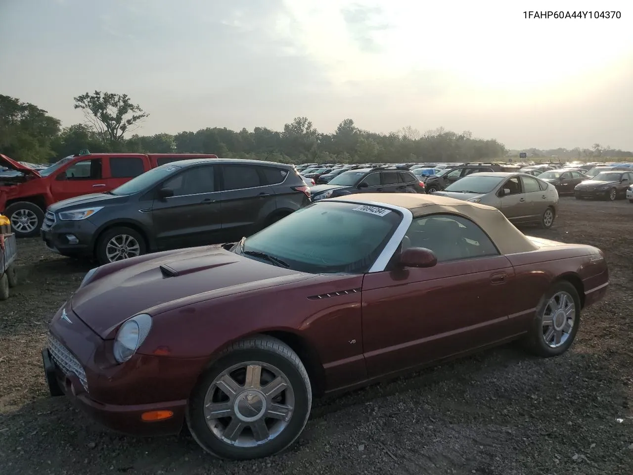 2004 Ford Thunderbird VIN: 1FAHP60A44Y104370 Lot: 70694284