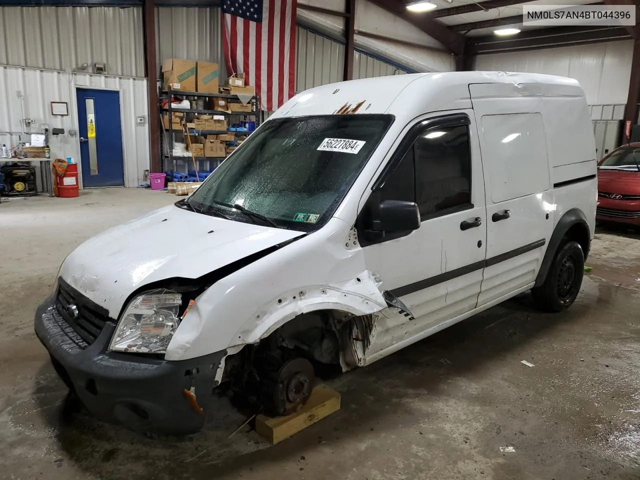 2011 Ford Transit Connect Xl VIN: NM0LS7AN4BT044396 Lot: 56227884