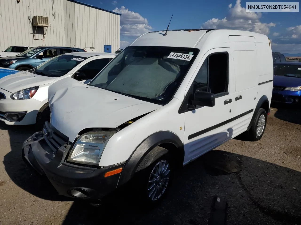 2011 Ford Transit Connect Xl VIN: NM0LS7CN2BT054941 Lot: 67349134