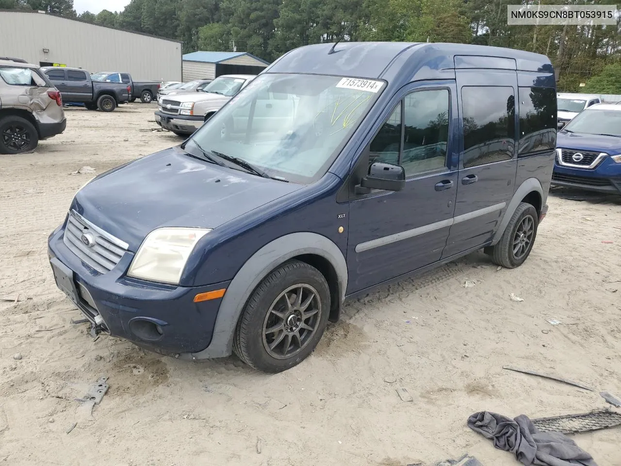 2011 Ford Transit Connect Xlt Premium VIN: NM0KS9CN8BT053915 Lot: 71573914